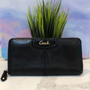 Coach Black Leather Wallet